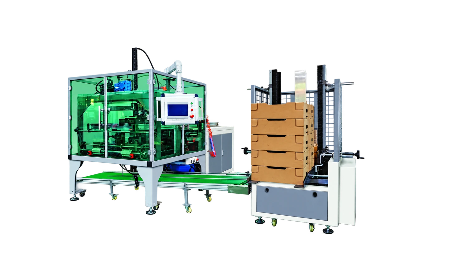 XD-Z03 Multifunctional box folding machine, original Xunding catalogue photograph