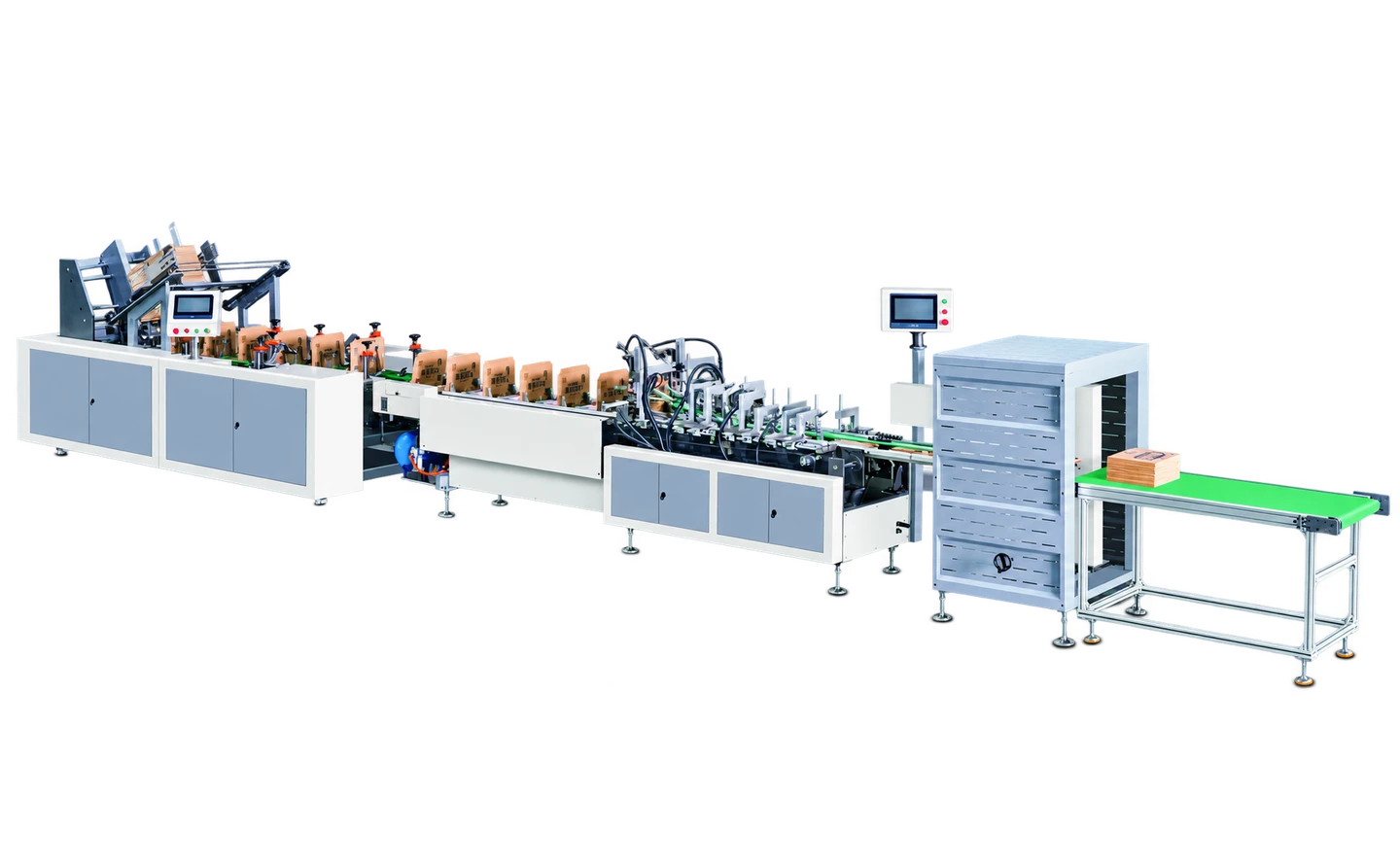 XD-Z12 Xunding Linea di assemblaggio automatica di scatole per spedizioni, fotografia dell'attrezzatura del catalogo con sfondo rimosso