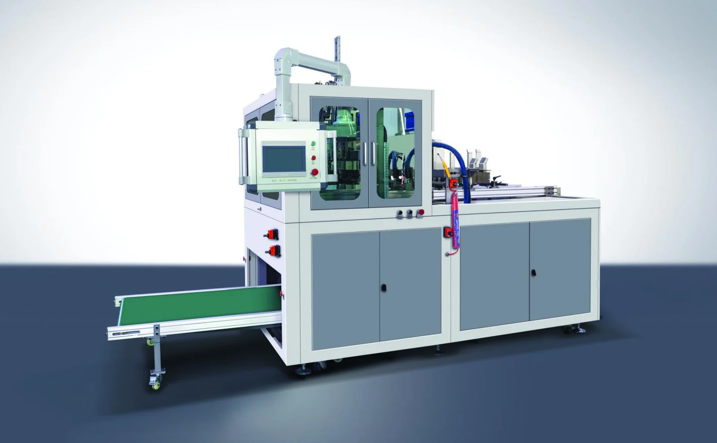 XD-08 Xunding Automatic fruit box making machine, image extracted from the company catalogue