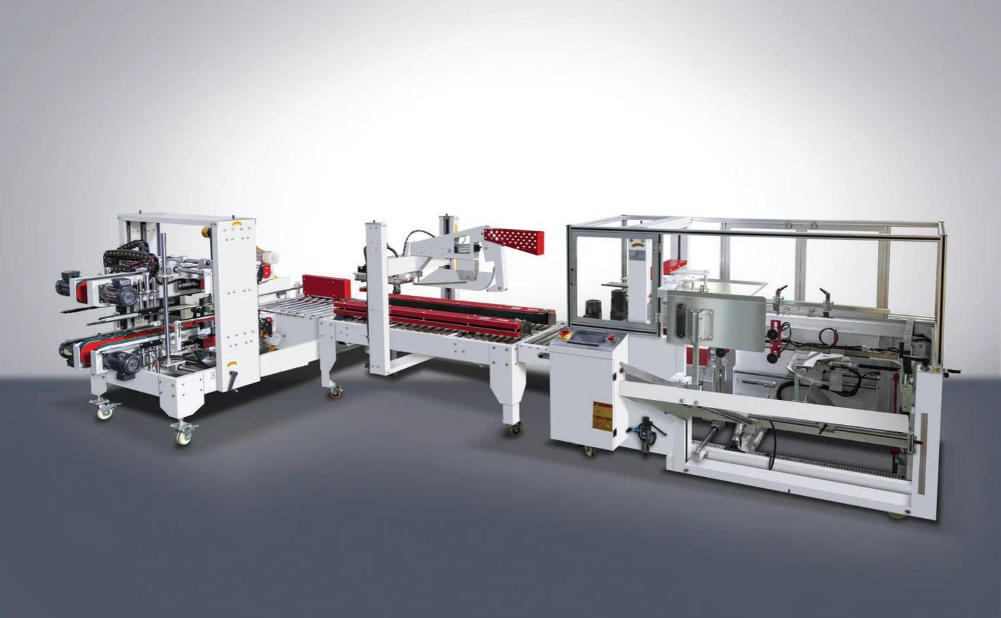XD-FX5050 Xunding Carton sealing machine, image extracted from the company catalogue