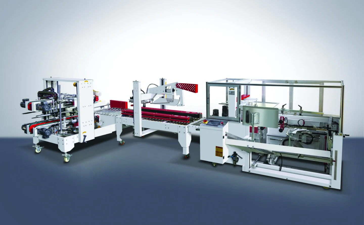 XD-KX450 Xunding Automatic carton erecting machine, image extracted from the company catalogue