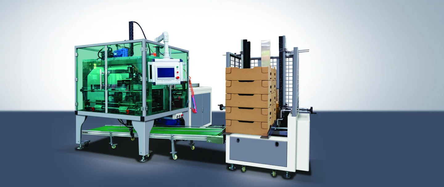 XD-Z03 Xunding Multifunctional box folding machine, image extracted from the company catalogue