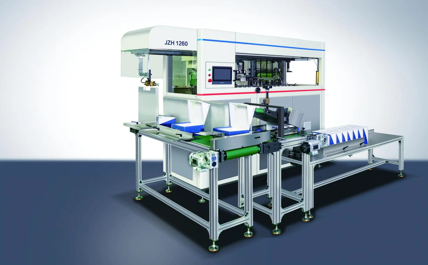 XD-Z14 Xunding Hinged-lid & lid-and-base box machine, image extracted from the company catalogue
